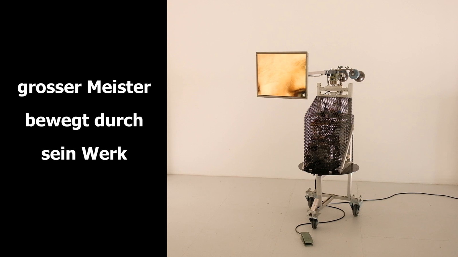 Projektionsobjekt Grosser Meister aus der Projektionsmaschine